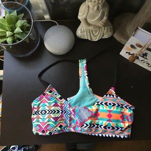 Strappy Tribal bikini top